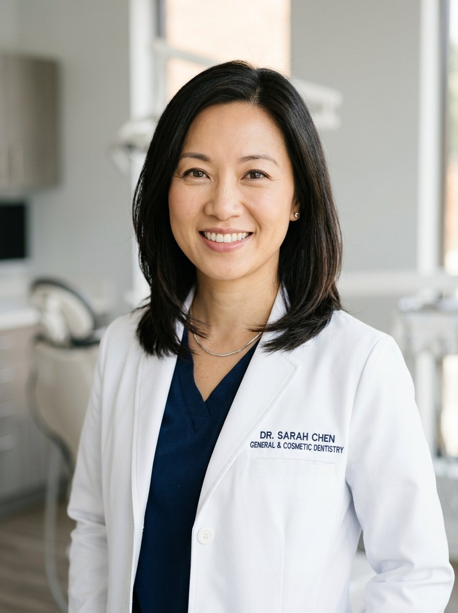 Dr. Sarah Chen — Cosmetic Dentist