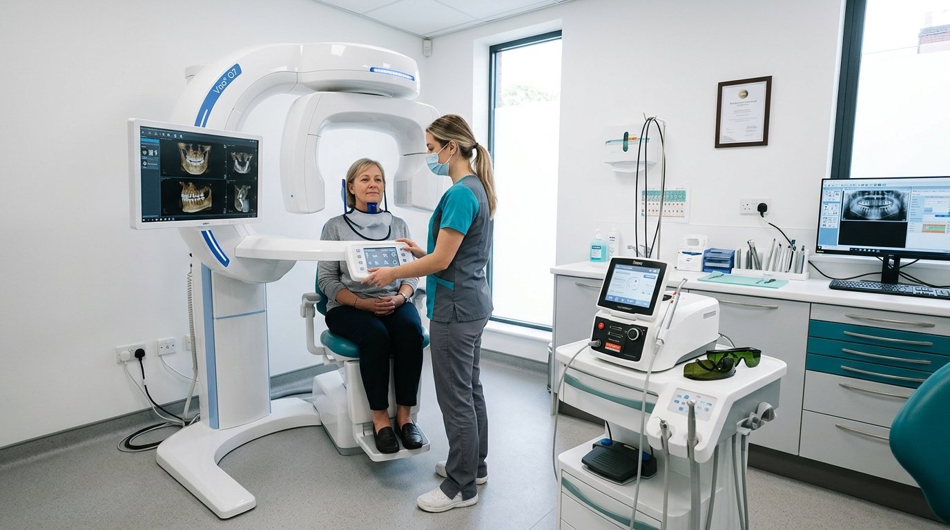 Advanced dental equipment and treatment space
